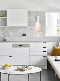 modern kitchen white cabinets marble