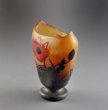 Daum Nancy France Poppy Vase Circa 1920 Image 4 Antique Vase Vases For Sale Nancy France