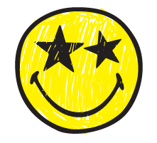 Smiley Sketchy Star Eyes Smileyworld Smiley Getsmiley Smileytheoriginal Happiness Emotion Trippy Painting Hamilton Wallpaper Blue Wallpaper Iphone