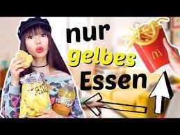 24 Stunden Nur Gelbes Essen Viktoriasarina Youtube Victoria Und Sarina Essen Gelbe Sachen