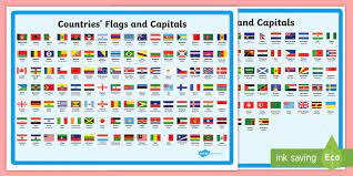 You may download all textures of flags in the gif format with resolution from 1500 pixels widthways. Country Flags With Names And Capitals Pdf Free Download Famous Country Flags Of The World Gk Questions For Class 3