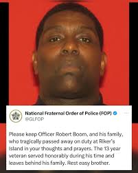 Please keep Officer Robert Boom, and his family, who tragically passed away 