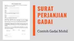 4 tahun 2016 tentang pemberlakuan rumusan hasil rapat pleno kamar mahkamah agung tahun 2016 sebagai pedoman pelaksanaan tugas bagi pengadilan (sema 4/2016) secara khusus menjawab permasalahan ini yang diatur dalam bagian b rumusan hukum kamar perdata. Surat Perjanjian Gadai Youtube