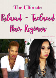 Hair regimens are basically a set way of doing things for your hair. Texlaxed Relaxed Hair Regimen For Healthy Hair Growth