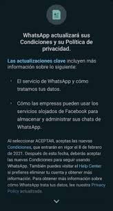 ¿quién leyó las nuevas condiciones de política de privacidad de whatsapp? 6aiyxcwedxytrm