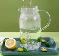 Amazon.com: Glass Pitcher，85oz/2500ml Jug with Lid,Glass ...
