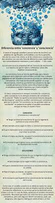Diferencia Entre Conciencia Y Consciencia Gramaticacomosedice Oraciones