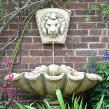 More images for clam shell garden ornament » Small Scallop Shell Wall Fountain Tritonstone