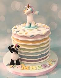 Dabbing Unicorn And Panda Pandicorn Unipanda Birthday Celebration Cake Unicorn Birthday Cake Cake Panda Cakes