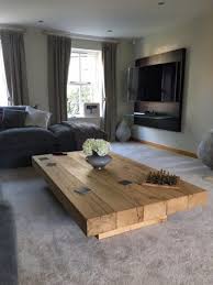 Chunky Wood Coffee Table Abacus Tables In 2020 Coffee Table Table Decor Living Room Coffee Table Wood