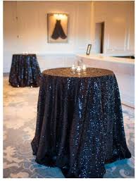 Black Sequin Wedding Tablecloth 72 Inch Round Polyester Sequin Cloth Shiny Sequin Quality Tablecloth For Special Wedding Event Or Parties In 2020 Black Gold Wedding Wedding Cocktail Table Decor Wedding Cocktail Tables