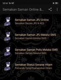 Anda boleh semak saman yang dikeluarkan oleh pdrm, jpj dan aes di laman web myeg. Semakan Saman Online Sms For Android Apk Download