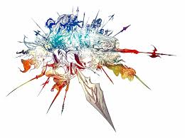 Final Fantasy Xiv Logo Art Yoshitaka Amano Final Fantasy Art Final Fantasy Artwork Final Fantasy Xiv