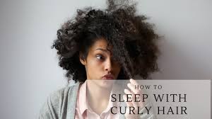 I also try to wait at least an hour after it has dried for the style to set before putting on the buff. How To Sleep With Curly Hair Afrodeity
