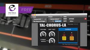 Friday Free Plug In Tal Chorus Lx From Tal Pro Tools In 2020 Chorus Pro Tools Plugs