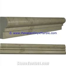 Bardiglio gray marble 2x12 chair rail bullnose trim molding honed. Pakistan Sahara Beige Marble Molding Chair Rail Stonecontact Com