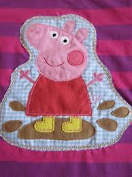 Rasselbande Peppa Wutz Peppa Wutz Handarbeit Applikationen Nahen