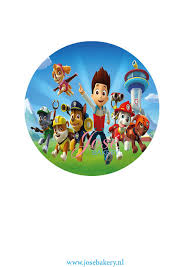 Eetbare Prints Paw Patrol Novocom Top