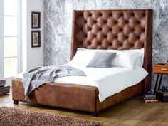 Includes headboard, footboard, rails and slats. 28 Leather Bed Ideas Leather Bed Bed Bedroom Design