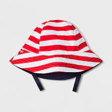 Baby Boys Stripe Bucket Hat Cat Jack Red 12 18m In 2021 Red Bucket Hat Cat Jack Kids Bucket Hat