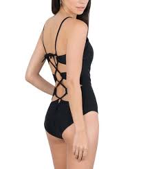 Marina West Black Back Cutout One Piece Women Zulily