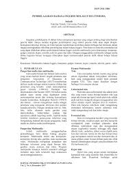 Kalau kamu sudah memiliki kualifikasi untuk menjadi seorang dosen, pelajari juga contoh surat lamaran kerja dosen agar kamu bisa membuatnya sendiri. Pdf Pembelajaran Bahasa Inggris Melalui Multimedia
