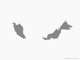 Semenanjung malaya, semenanjung melaka, atau semenanjung melayu adalah semenanjung besar di daerah asia tenggara. Vector Maps Of Malaysia Free Vector Maps