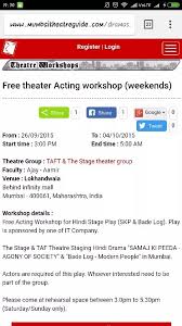Learn acting online at your own pace. Is There Any Theatre In Mumbai Which I Can Join Free To Do Acting Quora