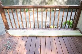 Hoe to build railing folding table. Build A Diy Flip Up Deck Bar Designed Decor