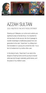 The thesis statement is usually found at the end of an introductory paragraph. 2020 Azzah Sultan Jordan Schnitzer Museum Of Art Wsu Facebook