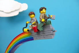 A Colourful Life Together Cool Lego Creations Lego Creations Lego