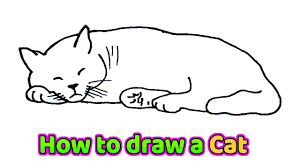 Clipart.email provide a great website to find many various clipart, drawing and pictures. How To Draw Cat Cat Laying Down Drawing Easy Step By Step Simple Cat Drawing Cat And Dog Drawing Easy Drawings