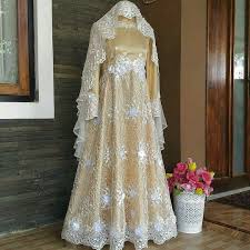 Baju pengantin pelbagai warna dan saiz s m l xl 2xl 3xl via hairstylegalleries.com. Walimah Dress Dresses Wedding Dresses Modest Wedding Dresses Baju Pengantin Warna Gold Diary Hijaber