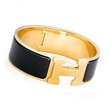 Black And Gold Bracelet Black Hermes Clic Clac H Bracelet Gold With Enamel Product Model Hermes H Bracelet Availability In Stock Color Black Gold Material Enamel Size Smykker