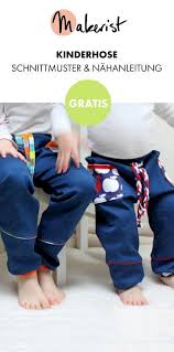 Das schnittmuster für die hose mit gummibund könnt ihr unter dem folgenden link herunterladen: Gratis Anleitung Gemutliche Kinderhose Nahen Schnittmuster Und Nahanleitung Via Makerist De Nahen Schnittmuster Kinder Hosen Kinder Hose Nahen