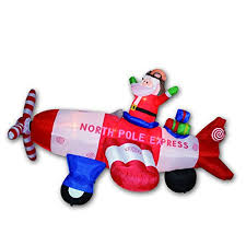 Check out results for your search Goosh Animated 8 Foot Wide Christmas Inflatable Santa Claus Flying Airplane Blow Up Holiday Yard Decorations Walmart Canada