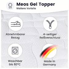 Eazzzy textilien und schäume unterliegen den strengen richtlinien von. Meos Gel Schaum Topper 140x200 Fur Matratzen Boxspringbett Made I Techstudio Ch
