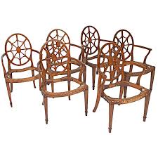 exceptional set of six spider back chairs 1stdibs com antique dining room chairs chair dining room chairs