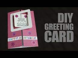 In this video, you will learn how to make beautiful birthday card idea. Diy Greeting Cards For Birthday How To Make Birthday Cards At Home Youtube Greeting Cards Diy Diy Greeting Cards For Birthday Birthday Greeting Cards
