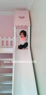 Ozel Tasarim Cocuk Odasi Ev Kaydirakli Ranza Mina Nin Odasi Homify Ranzalar Cocuk Odasi Tasarim