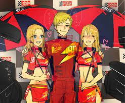 Mia and Tia with Lightning McQueen from Disney Cars 3 2017 (by Pixiv  ID:980547) : r/cartoonbelly