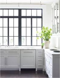 Painted Mullions Trim Centsational Style Gorgeous White Kitchen Kitchen Remodel Transitional House