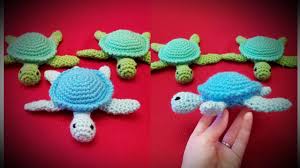 You can add a rim to the shell with an alternate color by inserting the yarn as pictured and crocheting around the shell edge twice. Crochet Turtle How To Crochet A Turtle Youtube