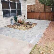 The great secret of this style: Top 60 Best Paver Patio Ideas Backyard Dreamscape Designs