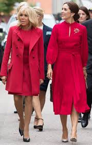 Brigitte Macron Matched With The Princess Of Denmark In This Fall Trend Princess Mary French First Lady