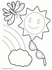 Three cute happy bees landing close to flowers in the spring. Spring Coloring Pages Free Printable Sheets For Kids