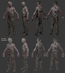 Lowpoly Zombie 3d Model 3d Model Character 3d Modeling Tutorial 3d Model