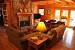Small Log Cabin Living Room