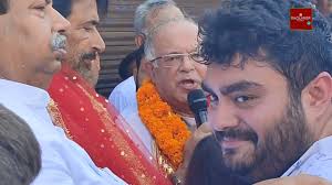 JKPCC Chief Tariq Hamid Kara Addressing Party Workers At PHQ Jammu