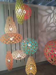 David Trubridge Lighting At The Dallas International Lighting Market Design Diwali Lamps Creative Lamp Shades Diy Chandelier